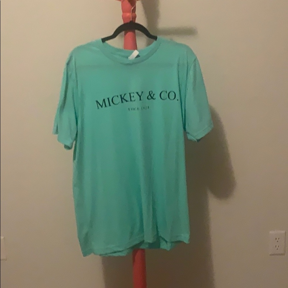 Tiffany/ sky blue Disney “Mickey & Co.” T-shirt